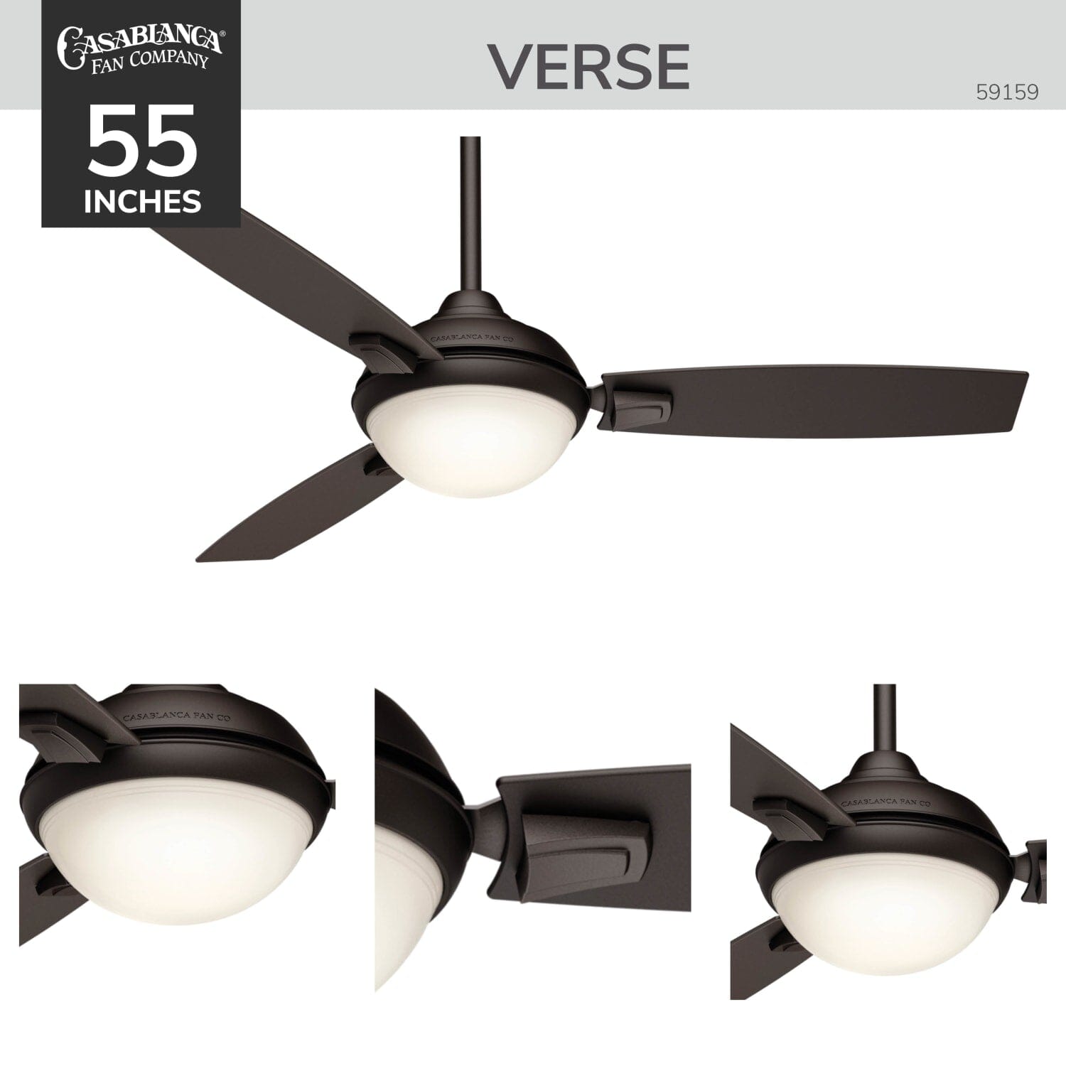 Verse Outdoor with LED Light 54 inch - Image 3
