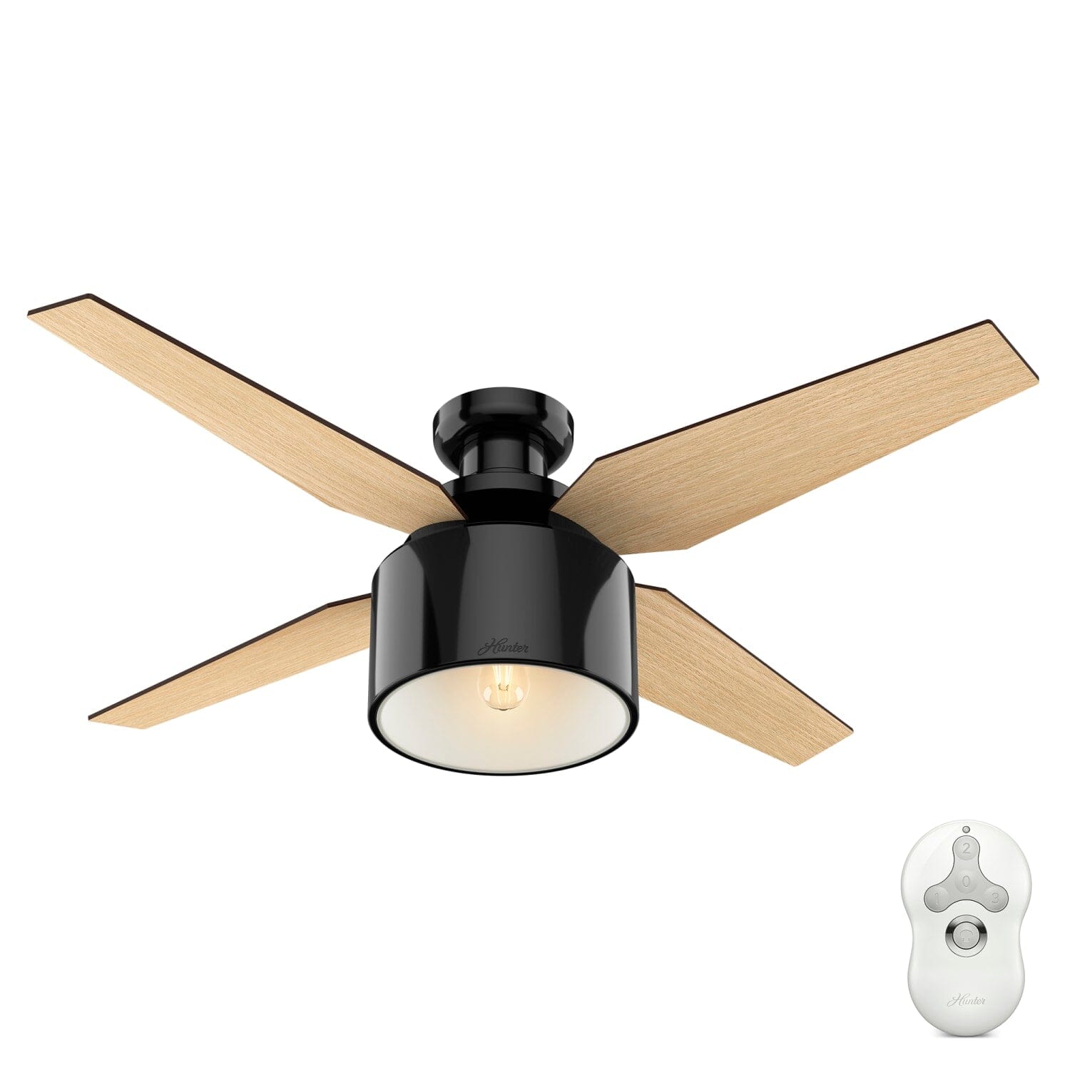 Cranbrook Low Profile with Light 52 inch