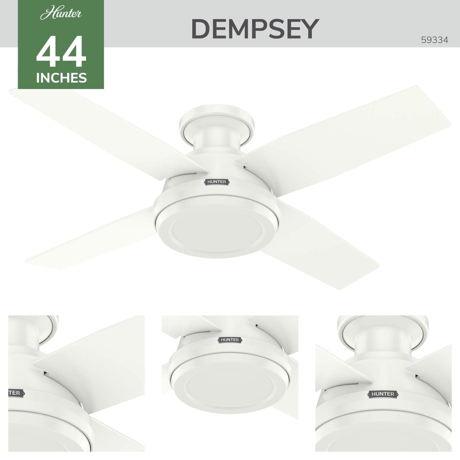 Dempsey Low Profile 44 inch with Remote - Image 4