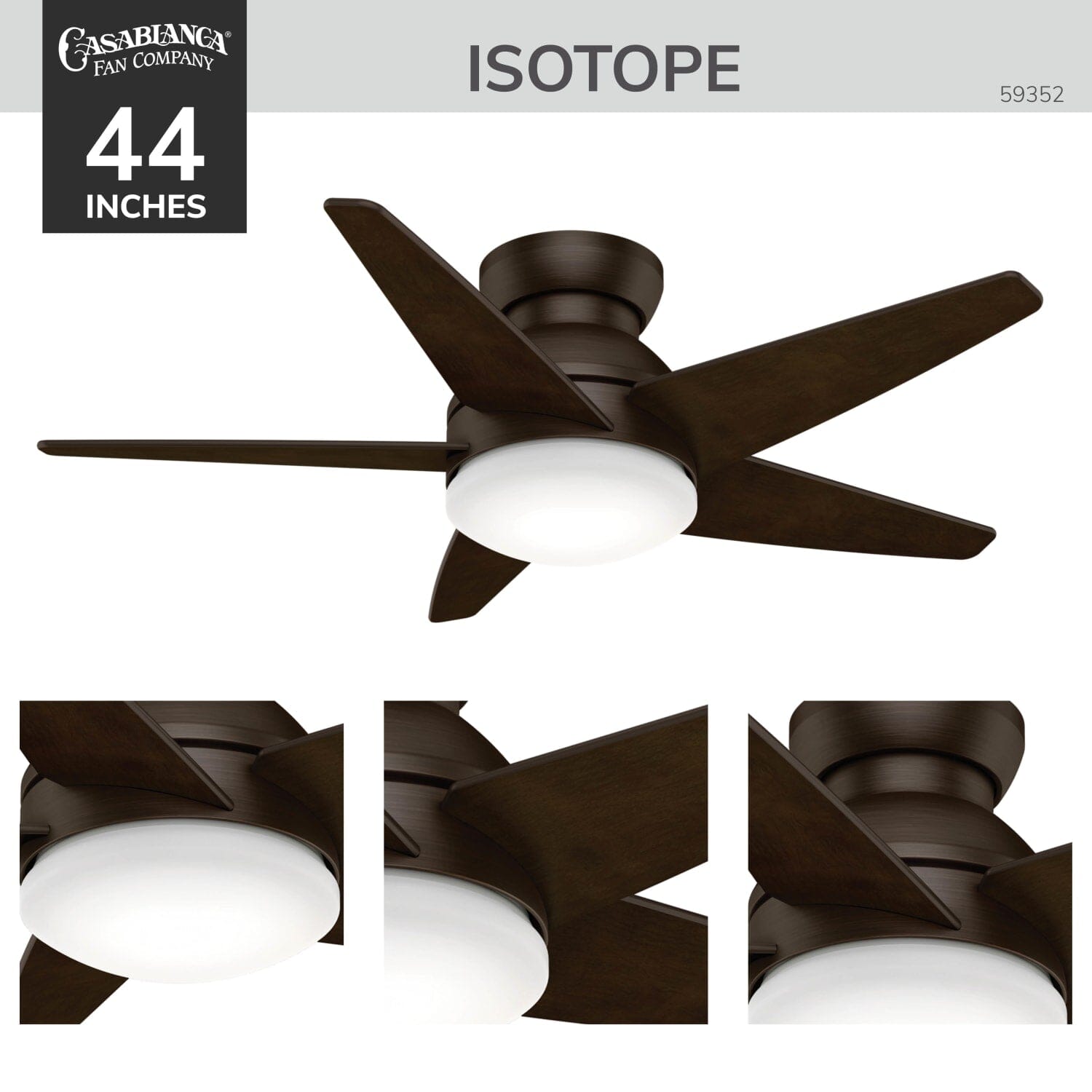 Isotope Low Profile with LED Light 44 inch - Image 6