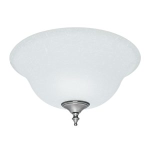 White Linen Glass Bowl - 99162