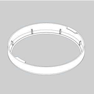 Canopy Trim Ring-Matte Silver - 8451201664