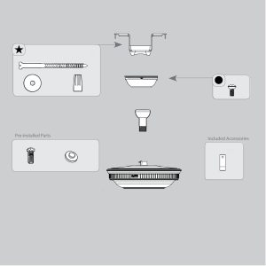 Hanging System Kit-Fresh White - K006502W42