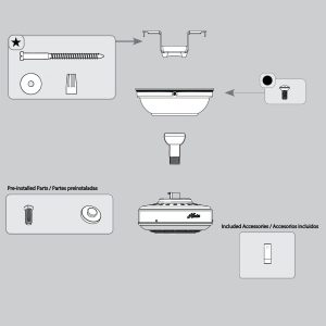 Hanging System-Trilobe-Noble Bronze - K006501834