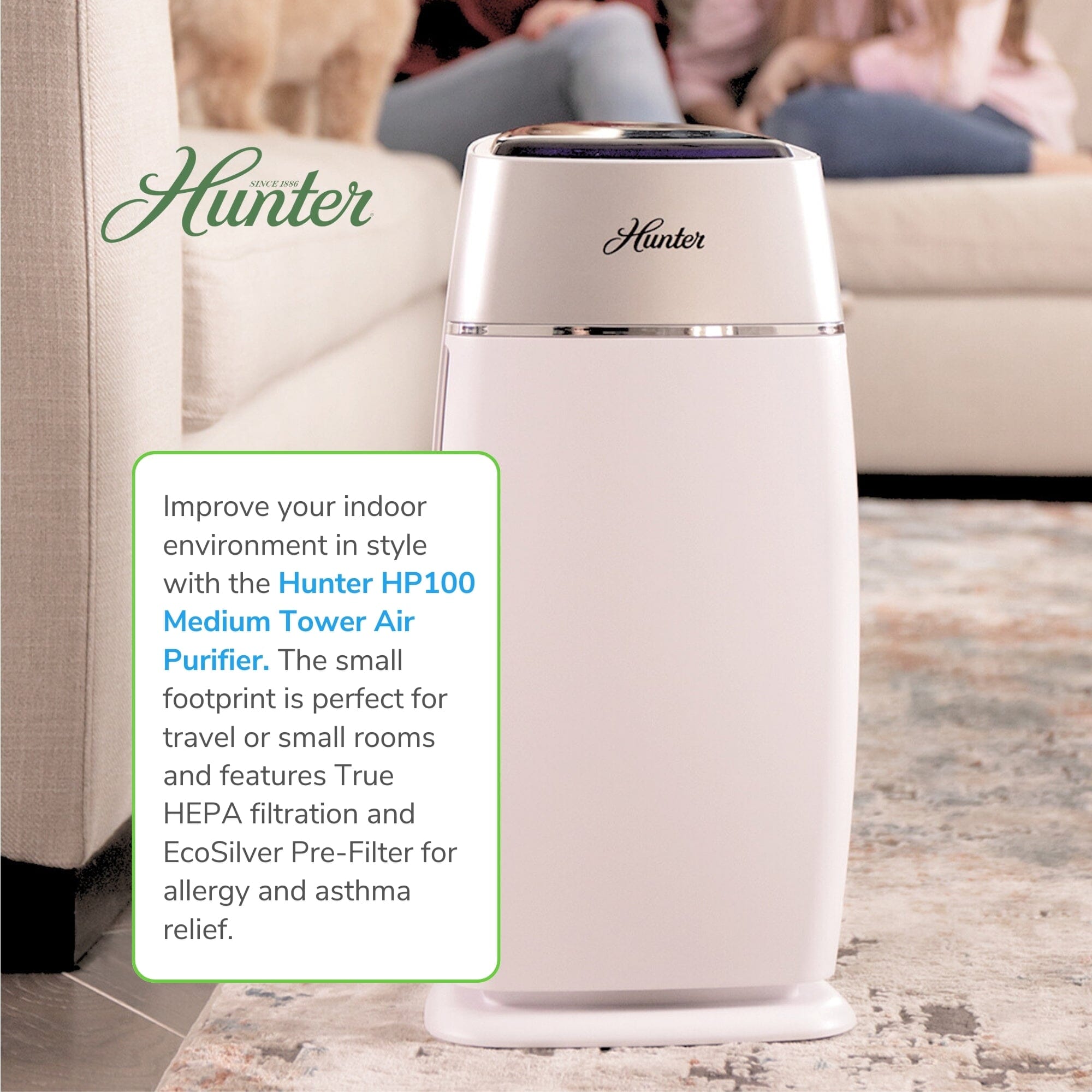 Medium Tower Air Purifier HP100 - Image 6